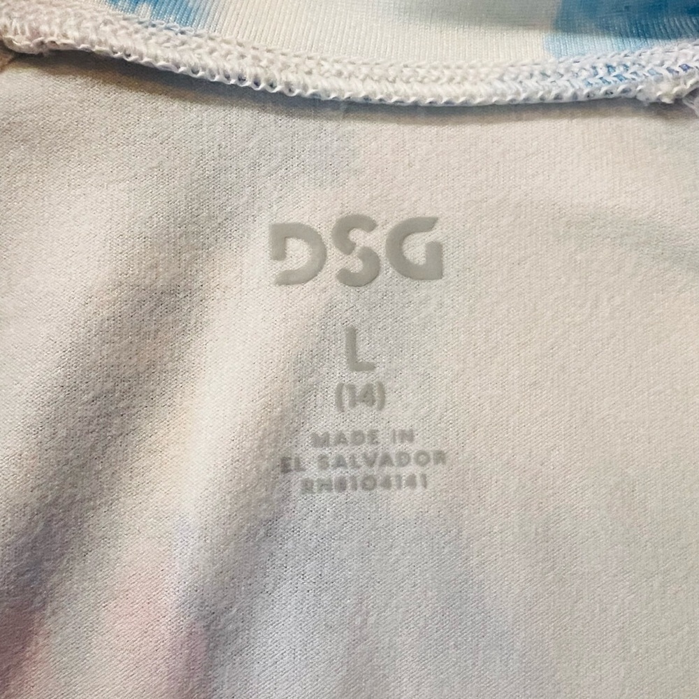 DSG GIRLS COLORFUL 1/4 ZIP PULLOVER ATHLETIC JACKET SIZE LARGE - Picture 5 of 10